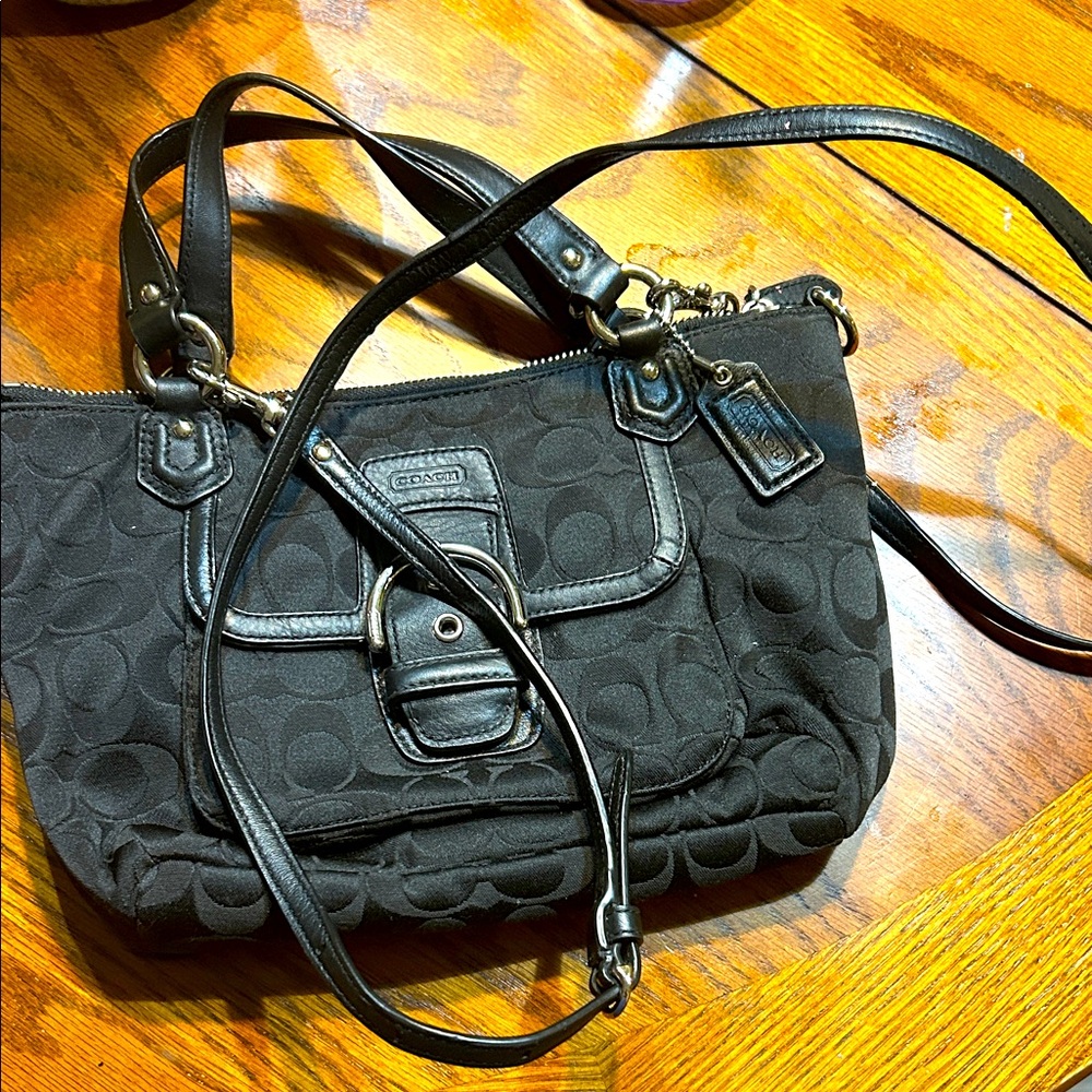 Coach Black Shoulder Bag